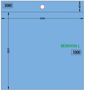 Option 3 Plan View Mapping the Pendent Head Drop